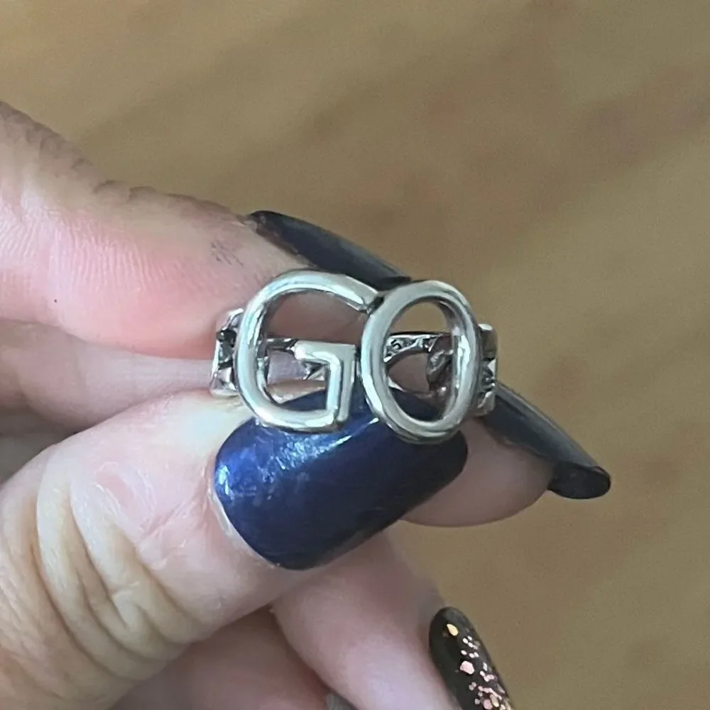 The GO Ring statement retro adjustable 925 silver
